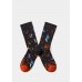 Simple Sports Street Print Cotton Crew Socks